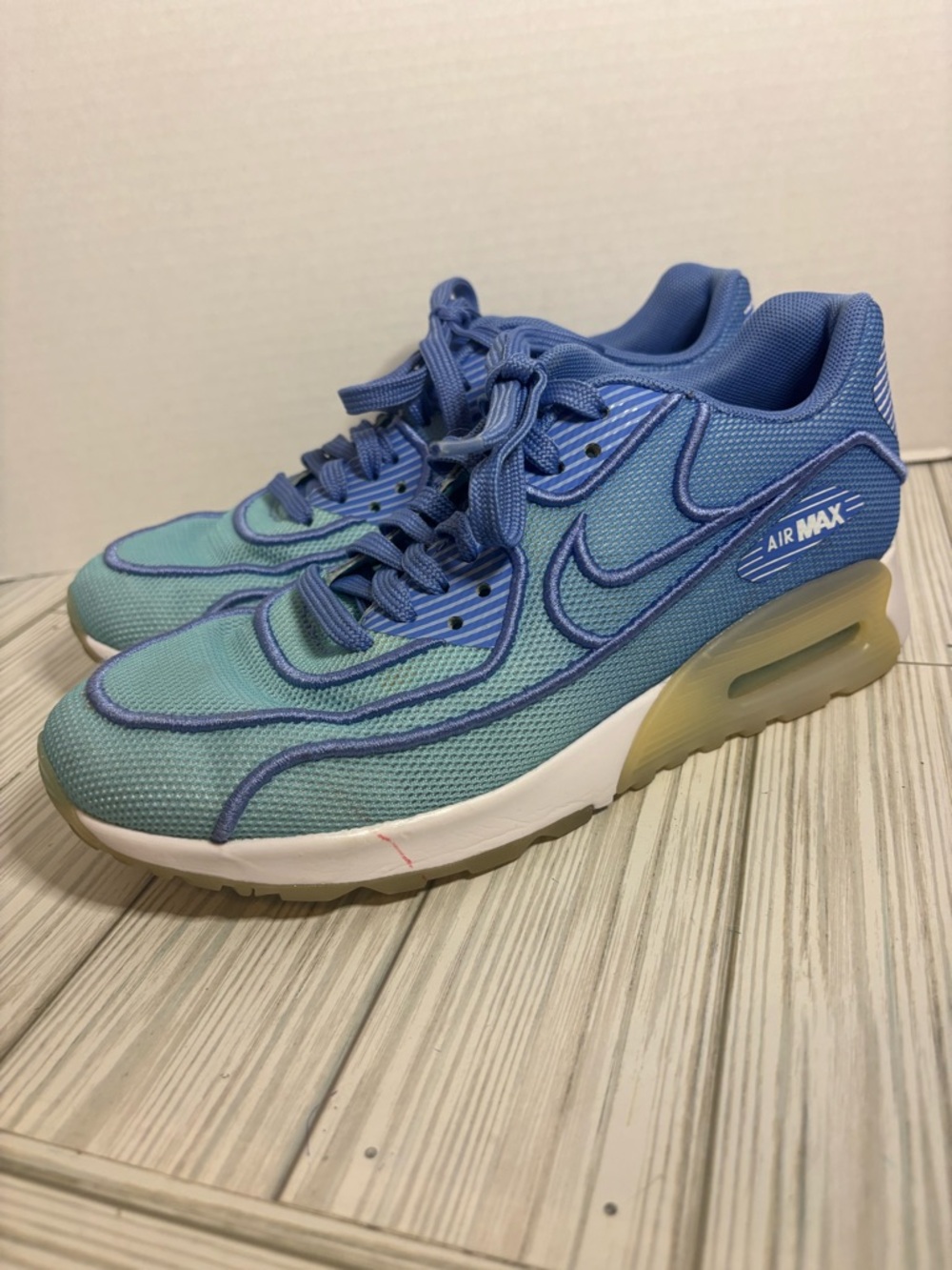 Nike Air Max 90 Ultra 2.0 Blue Women's Sz 7 917523-400